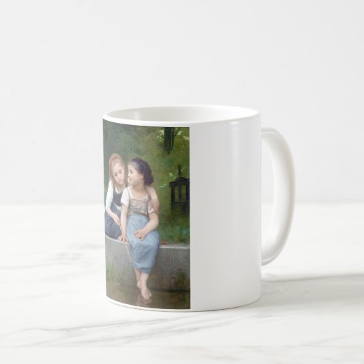 Schwestern, Bouguereau Kaffeetasse (VorderseiteRechts)