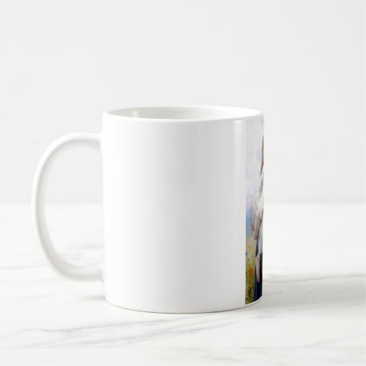 Schwestern, Bouguereau Kaffeetasse (Links)