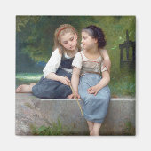 Schwestern, Bouguereau Magnet (Vorne)