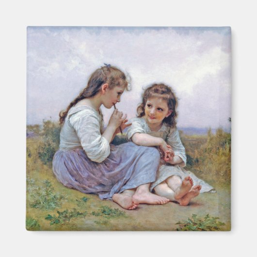 Schwestern, Bouguereau Magnet (Vorne)