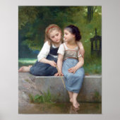 Schwestern, Bouguereau Poster (Vorne)