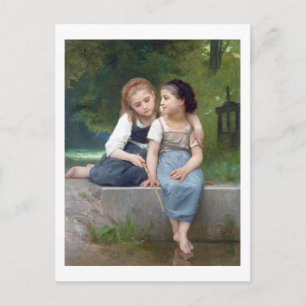 Schwestern, Bouguereau Postkarte