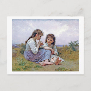 Schwestern, Bouguereau Postkarte