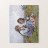 Schwestern, Bouguereau Puzzle (Vertikal)