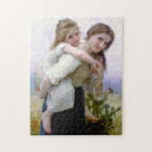 Schwestern, Bouguereau Puzzle (Vertikal)