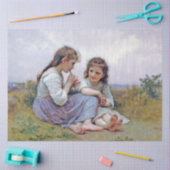 Schwestern, Bouguereau Seidenpapier (Basteln)