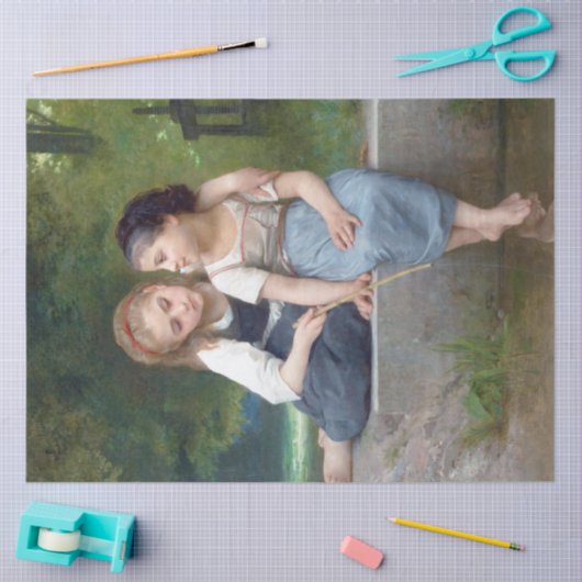 Schwestern, Bouguereau Seidenpapier (Basteln)