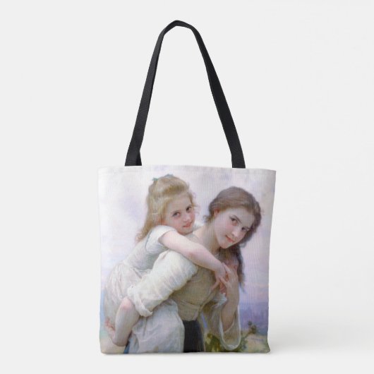 Schwestern, Bouguereau Tasche (Rückseite)