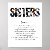 SCHWESTERN Definitionsposter – Einzigartiges Gesch Poster (Vorne)
