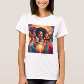 Schwestern der Sonne: Power, Einheit und Licht T-Shirt (Vorderseite)