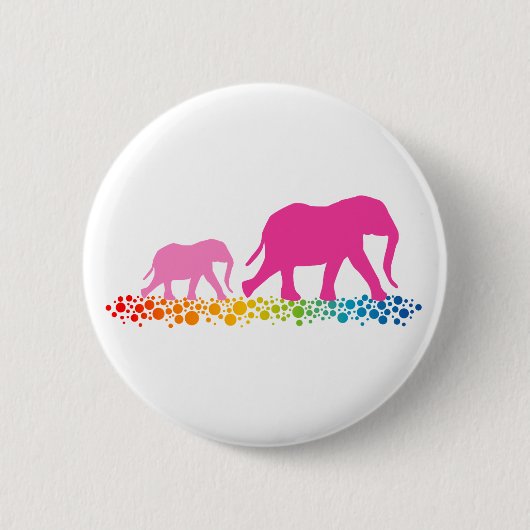 Schwestern des Elefanten Walking Button (Vorderseite)