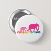 Schwestern des Elefanten Walking Button (Vorne & Hinten)