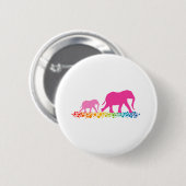 Schwestern des Elefanten Walking Button (Vorne & Hinten)