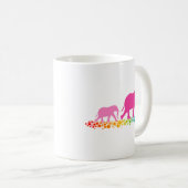 Schwestern des Elefanten Walking Kaffeetasse (VorderseiteRechts)