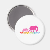 Schwestern des Elefanten Walking Magnet (Vorderseite/Rückseite)