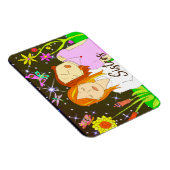 Schwestern, die die Kunst des Weißen Volkes handge Magnet (Rechte Seite)