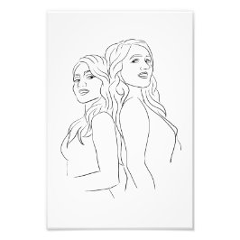 Schwestern, die Poster-Print von meinem Sims CC Ge Fotodruck
