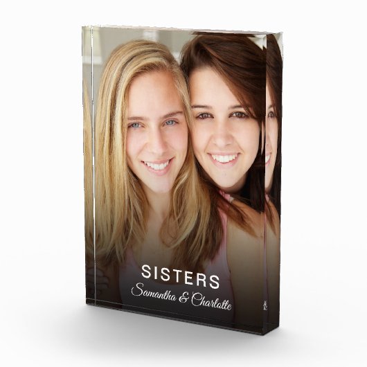 Schwestern eines personalisierten Foto-Blocks für  Fotoblock (Rechts)