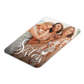 Schwestern Elegantes Foto Magnet (Linke Seite)