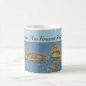 Schwestern Forever Friends Ducklings Mosaik Geschw Kaffeetasse (Mittel)