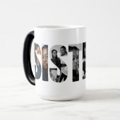 Schwestern-Foto-Collage-Farben-Morphing-Tasse Verwandlungstasse (Vorderseite Links)