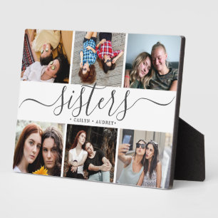 Schwestern Foto Collage Geschenke Schwester Gesche Fotoplatte