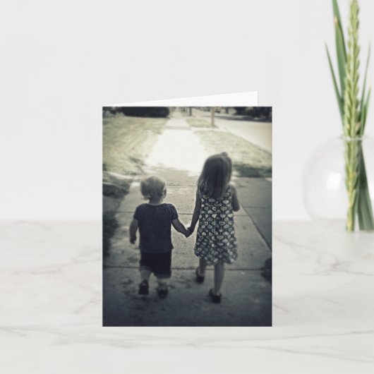 Schwestern (freier Raum nach innen) Karte (Vorderseite)