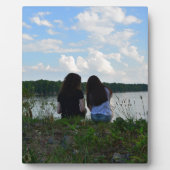 Schwestern/Freunde Fotoplatte (Vorderseite)