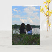 Schwestern/Freunde Karte (Gelbe Blume)