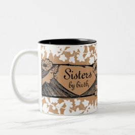 Schwestern, Freunde Zweifarbige Tasse