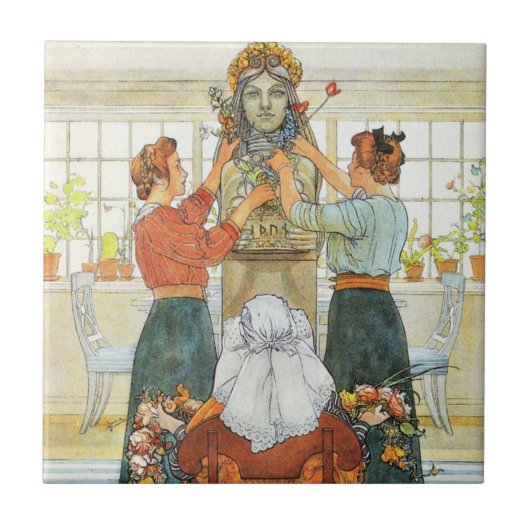 Schwestern für den Urlaub Fliese (Vorderseite)