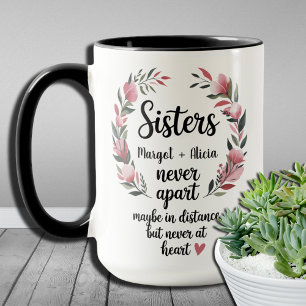 Schwestern für immer nie getrennt Sinnvolles Schwe Tasse
