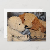 Schwestern für immer postkarte (Vorne/Hinten)