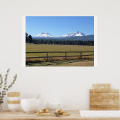 Schwestern, Gebirgskette Oregon Poster (Küche)