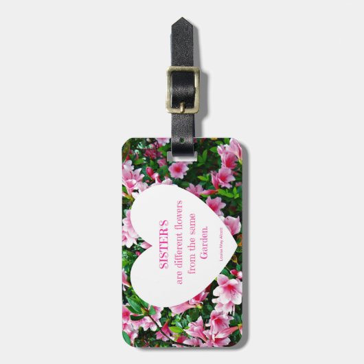 Schwestern! Gepäckanhänger (Vorderseite vertikal)