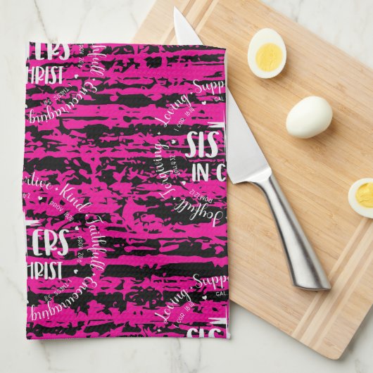 Schwestern Geschirrtuch (Viertel Falte)