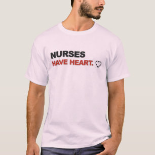Schwestern haben Herz Krankenschwester-Typografie- T-Shirt