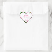 Schwestern! Herz-Aufkleber (Tasche)