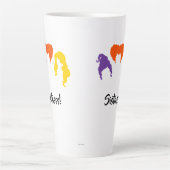 Schwestern! Hocus Pocus Themed Fall Latte Tasse (Vorderseite)
