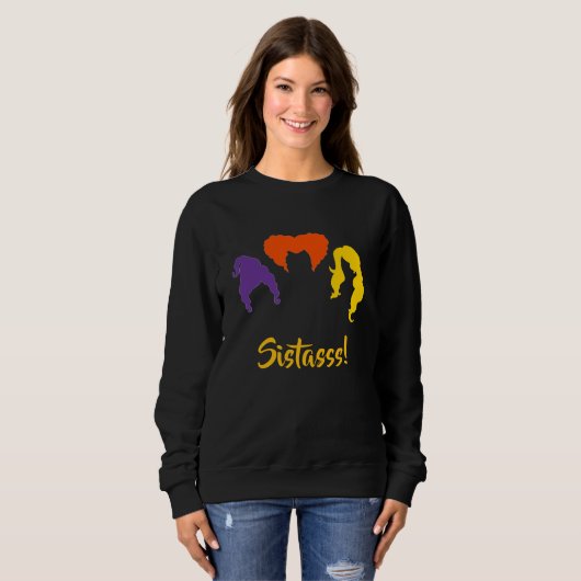 Schwestern! Hocus Pocus Themed Fall Sweatshirt (Vorne ganz)