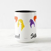 Schwestern! Hocus Pocus Themed Herbst Tasse (Zentrum)