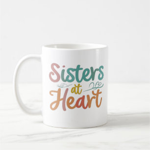 Schwestern in der Tasse Heart Coffee