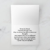 Schwestern Karte (Innenseite)