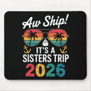 Schwestern Kreuzfahrt 2026 Urlaubsreise Passende W Mousepad