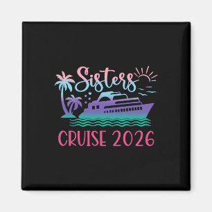 Schwestern Kreuzfahrt 2026 Urlaubsreise passendes Magnet