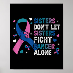 Schwestern Lass Schwestern Kämpfen allein Thyroi Poster