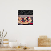 Schwestern - Leinwand Art Print Poster (Küche)