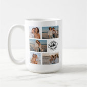 Schwestern machen das Foto der besten Freunde Kaffeetasse (Links)
