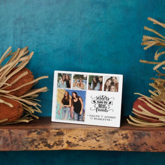 Schwestern machen das Leben zum Besten Fotoplatte (Seite)