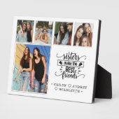 Schwestern machen das Leben zum Besten Fotoplatte (Seite)